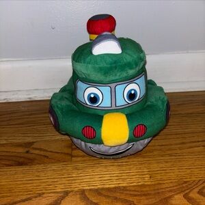 Head Green Plush musical Train Toy